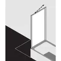 Produktbild: Kermi Nova 2000 Seitenwand N2TWD0751611K verkürzt, 75 x 160 cm, silber/mattglanz