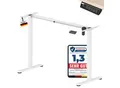 Produktbild: ALBATROS UP30 weiss Gestell für Schreibtisch Höhenverstellbar Elektrisch mit Motor, weiss - Stufenlos Höhenverstellbares Schreibtischgestell / Tischgestell, Farbe:Weiss