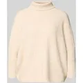 Produktbild: Someday Oversized Rollkragenpullover mit Woll-Anteil Modell 'Tiola' in Beige Melange, Größe M