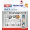 Produktbild: tesa Powerstrips Small Klebehaken 3er  Weiß, Edelstahl Inhalt: 3 St.