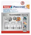 Produktbild: tesa Powerstrips S selbstklebende Haken mit Drahthaken Klebehaken Transparent