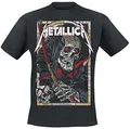 Produktbild: Metallica Death Reaper Unisex T-Shirt schwarz L 100% Baumwolle Band-Merch, Bands