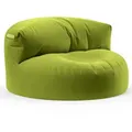 Produktbild: Green Bean Indoor, Grün, Textil, Füllung: EPS Mikroperlen,Styroporkugeln,Styroporkugeln, Rund, 90x50x50 cm, Hergestellt in Deutschland, Gartenmöbel, Outdoor-Sitzsäcke