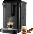 Produktbild: VEVOR Automatische Espressomaschine, Eingebaute Mühle, 15 Bar automatische Kaffeemaschine mit 15 Mahlgradeinstellungen, Professionelle Espressomaschine mit 1,5 L Wassertank und 180 g Bohnenbehälter