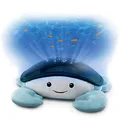 Produktbild: ZAZU Cody der Krabbe - LED-Nachtlichtprojektor: Ozean, bewegliche Fische, Wellen, 5 Melodien, 3-Stufen-Schlafprogramm, Geräuscherkennung, batteriebetrieben
