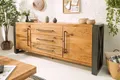 Produktbild: riess-ambiente Sideboard THOR 200cm natur, Massivholz · Anrichte · Wildeiche · Kommode · Industrial · Wohnzimmer