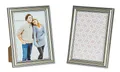 Produktbild: levandeo 2er Set Bilderrahmen 13x18cm Fotorahmen Silber Antik Portraitrahmen Glasscheibe Wanddeko Tischdeko
