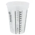 Produktbild: Messbecher für kleine Mengen, Mit Innenkegel, 250 ml, Mario, Transparent/Schwarz