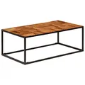 Produktbild: vidaXL Couchtisch 110x60x40 cm Massivholz Akazie und Stahl