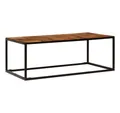 Produktbild: vidaXL Ablagetisch, Couchtisch 110 x 60 x 40 cm Massivholz Akazie und Stahl