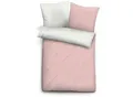 Produktbild: Bettwäsche BIBERNA Gr. 1, rosa (rosé, grau), B/L: 135cm x 200cm, Biber,Feinbiber,Feinbiber, B/L: 80cm x 80cm, 2 Stk., Biber;Feinbiber;Feinbiber, 100% Baumwolle, Bettwäsche, Bettwäsche