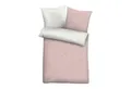 Produktbild: Biberna Bettwäsche Melange Flanell Farbe Hellrosa 135 x 200 cm, Baumwolle, 2 teilig