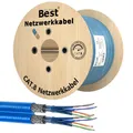 Produktbild: CAT 8 Duplex Verlegekabel 250m LAN Netzwerkkabel CAT8.1 40 Gbit/s Datenkabel AWG