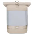 Produktbild: Rolltop Rucksack Damen & Herren Beige  Commute L  Reflektierender Fahrradruck...