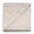 Produktbild: Ehrenkind® Kapuzenhandtuch | Babyhandtuch mit Kapuze aus kuschelig weicher Bio-Baumwolle | Badetuch in 100x100 cm | Beige | Badehandtuch Kinder | Baby Erstausstattung Neugeborene oder Baby Geschenk