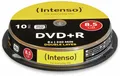 Produktbild: DVD+R Spindel Intenso (DoubleLayer), 8,5GB, 10 Stück
