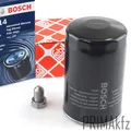 Produktbild: ORIGINAL BOSCH Ölfilter + Ölablass Schraube für VW Bora Caddy Golf Audi Seat
