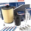 Produktbild: BOSCH Filtersatz Inspektions Zündkerzen für AUDI A3 Octavia II VW Golf V VI 1.6