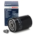 Produktbild: BOSCH Ölfilter + Schraube für VW GOLF 4 5 6 PASSAT POLO TOURAN T5 06A115561B