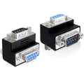 Produktbild: Delock Adapter Sub-D 9Pin St/Bu 90 gewinkelt