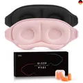 Produktbild: Schlafmaske für Seitenschläfer, 2er-Pack, Verbesserte 3D Schlafbrille für Fr