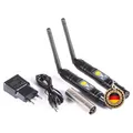 Produktbild: ETEC Professional Set 2x Wireless 2.4G Funk WLAN DMX Sender Empfänger Adapter WiFi kabellos drahtloser Transmitter & Receiver DJ Club Disco Party Veranstaltung Bühnenbeleuchtung Farbmischung