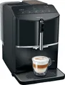 Produktbild: SIEMENS Kaffeevollautomat EQ300 TF301E19, viele Kaffeespezialitäten, OneTouch-Funktion, Milchaufschäumer, Keramikmahlwerk, klavierlack schwarz