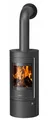 Produktbild: Kaminofen Justus Mino Top 2.0 raumluftunabhängig Stahl schwarz 5kW
