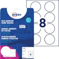 Produktbild: Avery Zweckform J4881-20 Namensetiketten (160 Namensaufkleber rund, Ø65mm auf A4