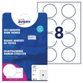 Produktbild: AVERY Zweckform Namensetiketten J4881-20 weiß 65,0 x 65,0 mm, 20 Blatt