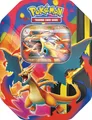 Produktbild: Pokemon TCG Mega-Glurak Y-ex Tin Box 4 Boosterpacks Holo Promokarte Charizard