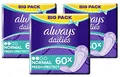 Produktbild: Always Dailies Fresh & Protect Normal Slipeinlagen, 60 Stück pro Packung (3 Stück)