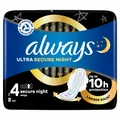 Produktbild: Always Ultra Night Mit Flügeln Größe 4 Packung Mit 8