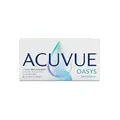 Produktbild: ACUVUE OASYS MULTIFOCAL Kontaktlinsen – Gleitsichtlinsen für den Nah-, Zwischen- und Fernbereich – 2,25 dpt und BC 8,4 – Addition L – Mit UV Schutz und Austrocknungsschutz – 6 Linsen
