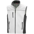 Produktbild: Nitras Softshellweste Weste Arbeitsweste Motion Tex Light grau|weiß M