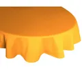 Produktbild: Tischdecke WIRTHNATUR - orange - oval - mit U-Saum