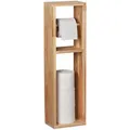 Produktbild: Relaxdays Toilettenpapier, Hellbraun, Holz, Holzwerkstoff, 20x70x13 cm, Badaccessoires