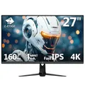 Produktbild: Z-Edge 27 Zoll 4K Gaming Monitor 160Hz 1ms UHD Monitor 3840x2160 IPS Panel, 450cd/m² Helligkeit, 1,07 Milliarden Farben, HDR10, FreeSync, HDMI 2.1 & DisplayPort 1.4, VESA Kompatibel, Schwarz