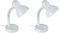 Produktbild: EGLO Schreibtischleuchte BASIC 9229 | Bürolampe E27 | flexibel | Metall/Kunststoff | mit Schalter | Weiß