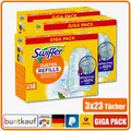 Produktbild: 3x 23 Swiffer Staubmagnet Nachfülltücher Clean & Fresh Staubwedel Giga Pack