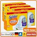 Produktbild: 4x 23 Swiffer Staubmagnet Nachfülltücher Clean & Fresh Staubwedel Giga Pack