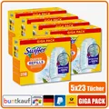 Produktbild: 5x 23 Swiffer Staubmagnet Nachfülltücher Clean & Fresh Staubwedel Giga Pack