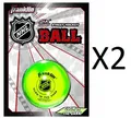 Produktbild: Franklin Straßenhockey-Ball, leuchtet im Dunkeln, hohe Dichte, langlebig, 2 Stück