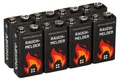 Produktbild: 8x 9V-Block Rauchmelder Batterie für Rauchwarnmelder Messgeräte Spielzeuge