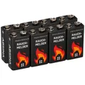 Produktbild: 8x 9V-Block Rauchmelder Batterie für Rauchwarnmelder Messgeräte Spielzeuge