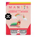 Produktbild: Exploding Kittens - Mantis Grab & Game - Pocket-Sized Party Game with Vibrant Art & Addictive Gameplay, 2-4 Players, Ages 7+, Ideal Travel Game for Families on the Go
