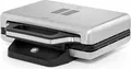Produktbild: WMF Sandwichmaker Lono 0415150011 | XXL-Toastscheiben | 2 Sandwiches | Höhenanpassung | 800W | Edelstahl | Silber