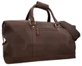 Produktbild: Gusti Leder Reisetasche Herren Damen Ruben – 36L Weekender Echtleder Braun, Vintage Tasche Robust, Handgefertigt, Perfekt für Reisen, Sport und Kurztrips