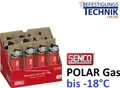 Produktbild: 12x Gaskartuschen Polar Gas gelber Ring für Senco Paslode Tjep Makita Hitachi BeA 80mm 30ml