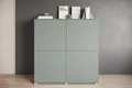 Produktbild: OTTO home Highboard Kenia, moderne grifflose Hochkommode mit 4 Türen, Breite 120 cm (1 St), Push-to-Open-Fronten, höhenverstellbaren Einlegeböden